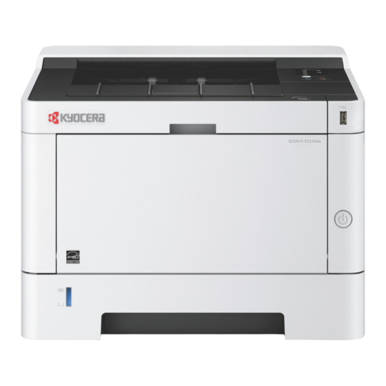 Kyocera ECOSYS P2235dn Kurzanleitung