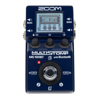 Zoom MultiStomp MS-100BT Bedienungsanleitung