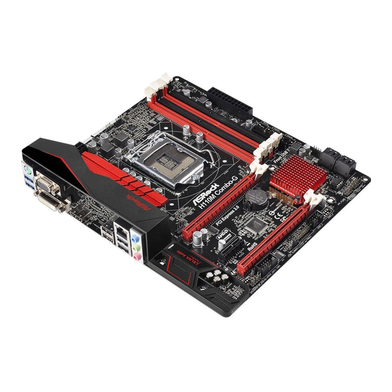 ASROCK H110M Combo-G Bedienungsanleitung