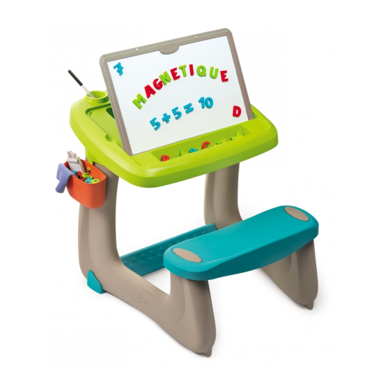 smoby Little Pupils Desk Bedienungsanleitung