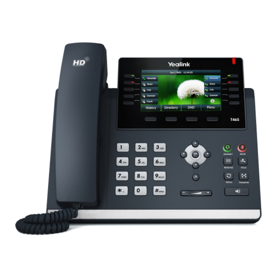 Yealink SIP-T46S Schnellstart