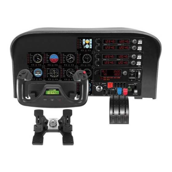 Logitech G FLIGHT RADIO PANEL Installationsanleitung
