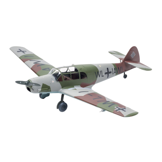 eduard Messerschmitt Bf-108B Bedienungsanleitung