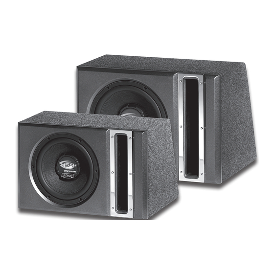 EMPHASER EBR-S4 Bassreflex Anschluss- Und Einstellanleitung