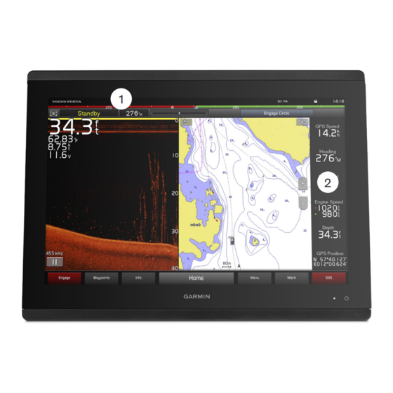 Garmin VOLVO PENTA GLASS COCKPIT Benutzerhandbuch