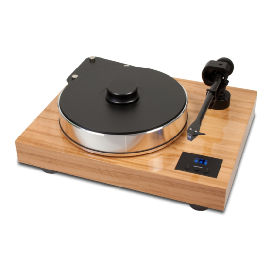 Pro-Ject Xtension 10 Evolution Aufbau- Und Bedienungsanleitung