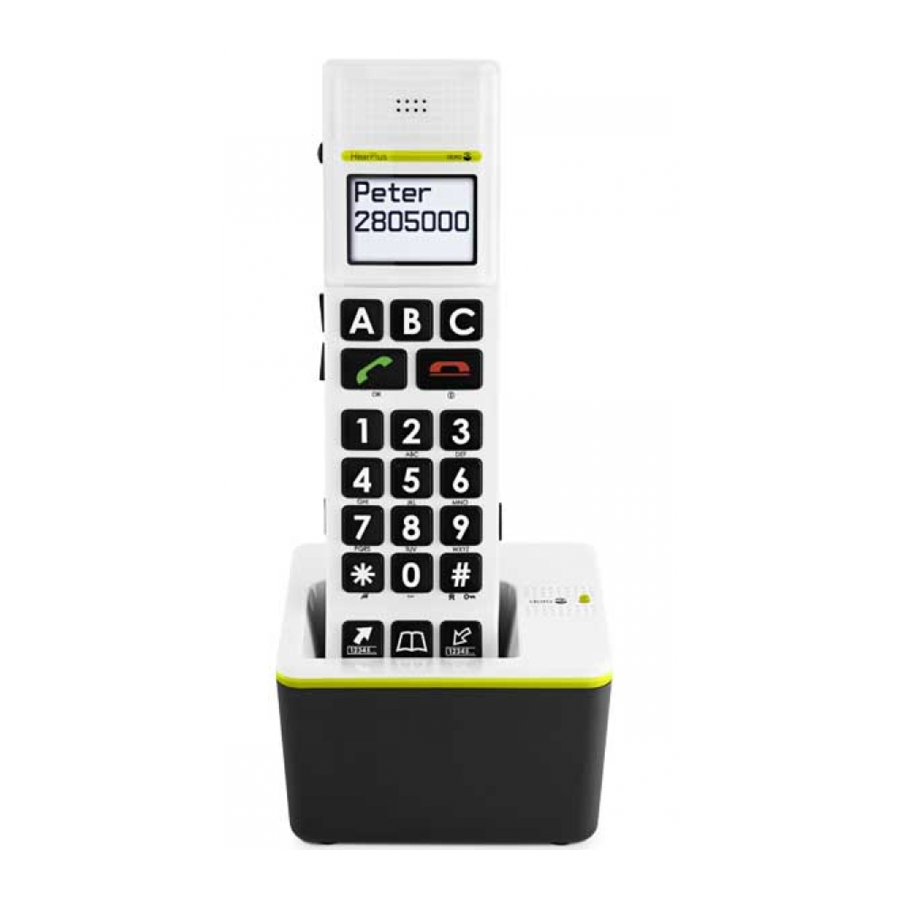 Doro phone hearplus 318w Handbücher