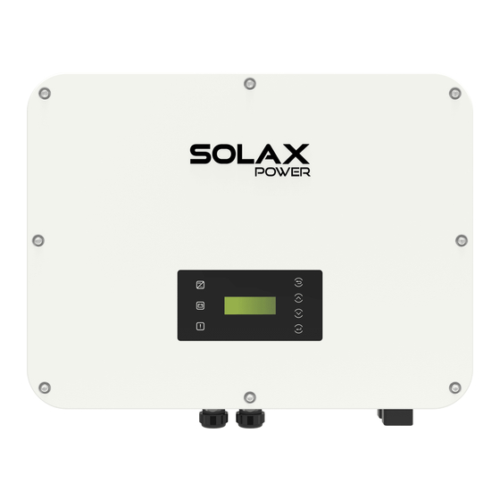 SolaX Power X3-ULTRA Installationsanleitung