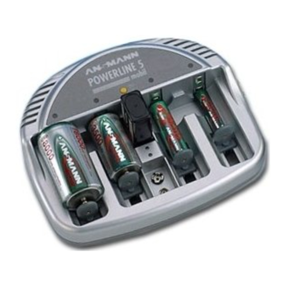 ANSMANN POWERLINE 5 MOBIL Bedienungsanleitung