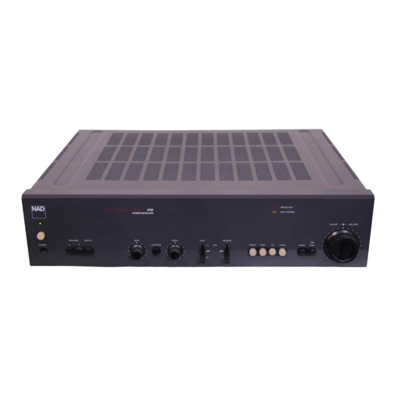 NAD 3100 Bedienungsanleitung