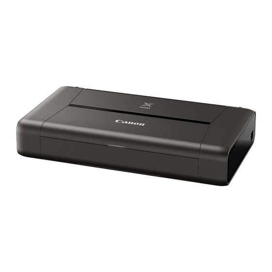 Canon PIXMA iP110 Installationsanleitung