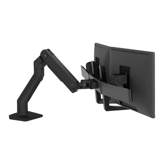 Ergotron HX Wall Dual Monitor Arm Benutzerhandbuch