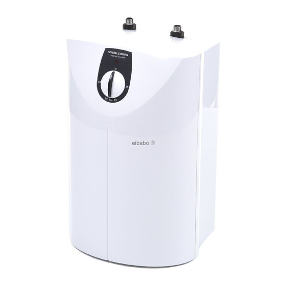 STIEBEL ELTRON SNU 5 SL antitropf comfort Gebrauchs- Und Montageanleitung
