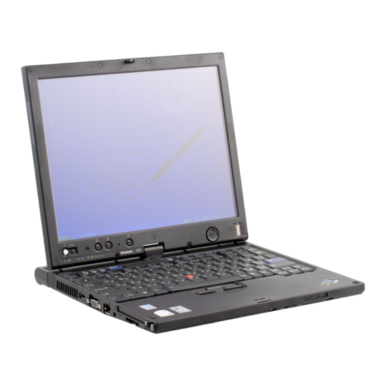 Lenovo ThinkPad X60 Service Und Fehlerbehebung