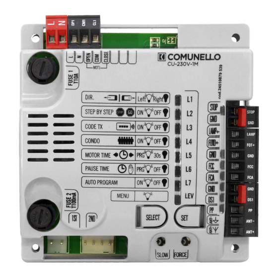 Comunello CU-230V-1M Installations- Und Gebrauchsanleitung