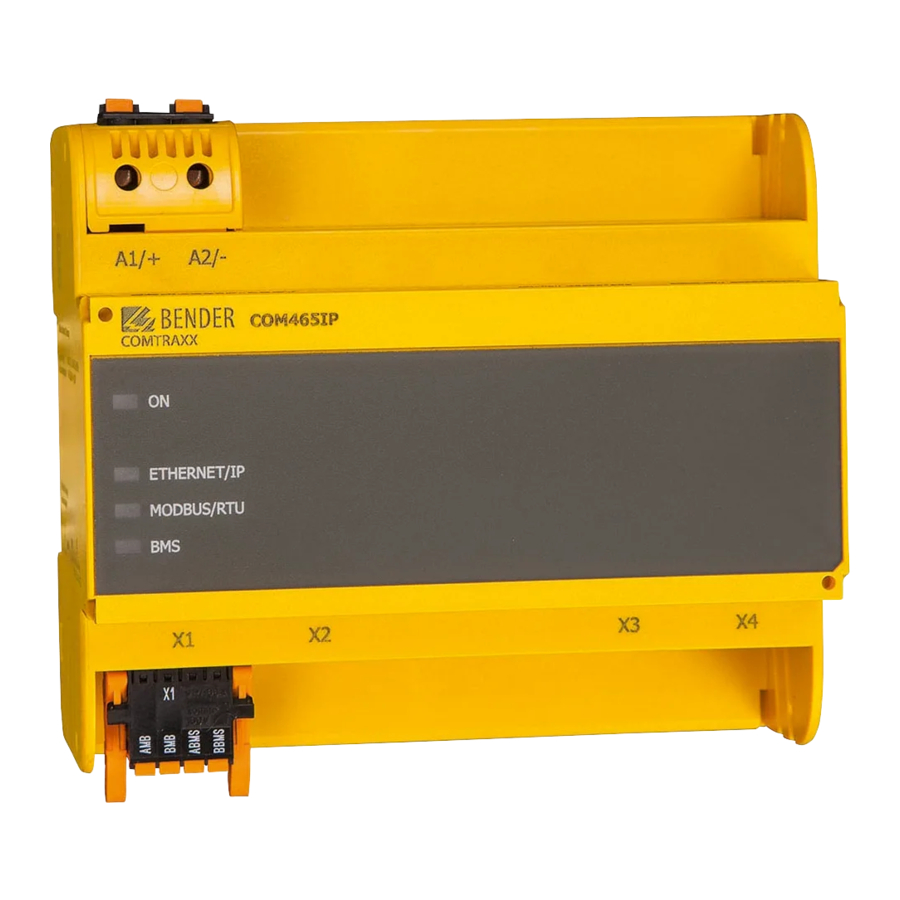 Bender COMTRAXX COM465IP Handbuch