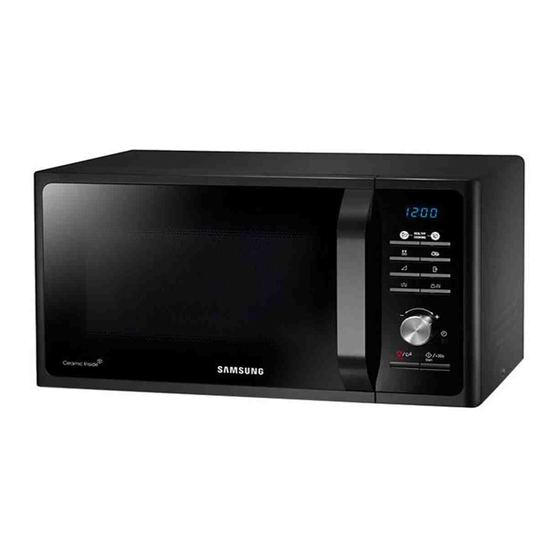 Samsung MG23F301T Serie Bedienungsanleitung Mit Zubereitungshinweisen