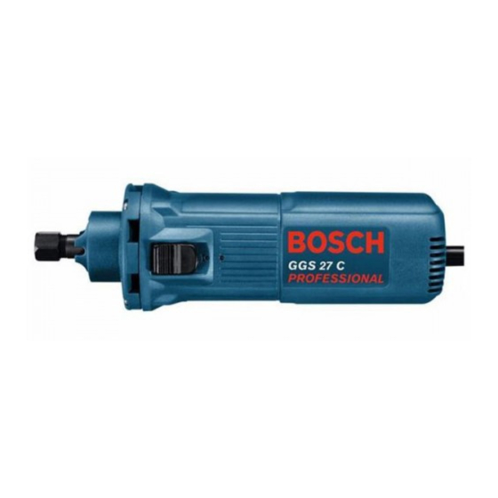 Bosch GGS 27 Professional Originalbetriebsanleitung