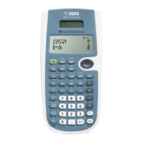 Texas Instruments TI-30XS MultiView Anleitung