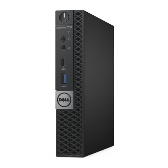 Dell OptiPlex 7050 Micro Schnellstart Handbuch