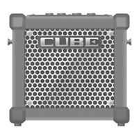 Roland Micro Cube GX Bedienungsanleitung