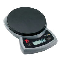 OHAUS Compact 2500 Bedienungsanleitung