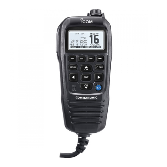 Icom HM-195 Bedienungsanleitung