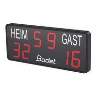Bodet BT2000 Serie Installationsanleitung