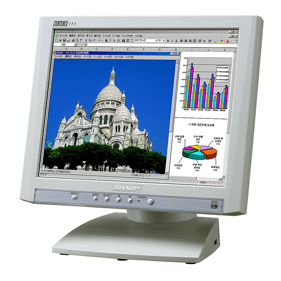 Sharp LL-T1501A Bedienungsanleitung