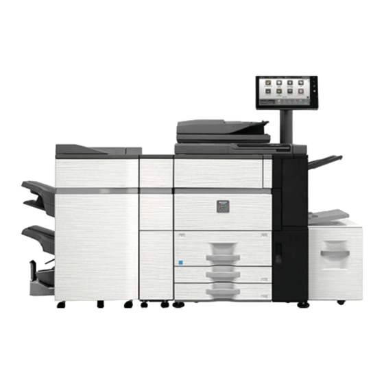 Sharp MX-7090N Kurzanleitung