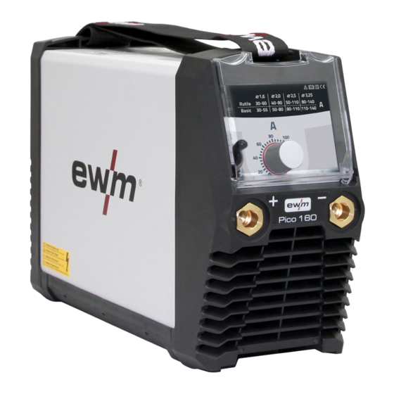 EWM Pico 160 Schnellstartanleitung