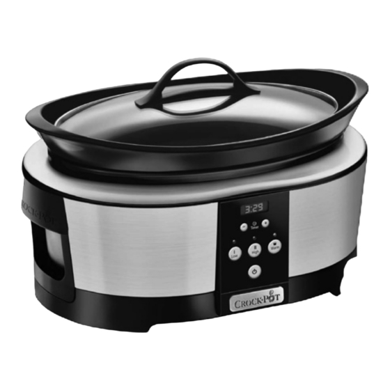 Crock-Pot SCCPBPP605-050 Betriebsanleitung