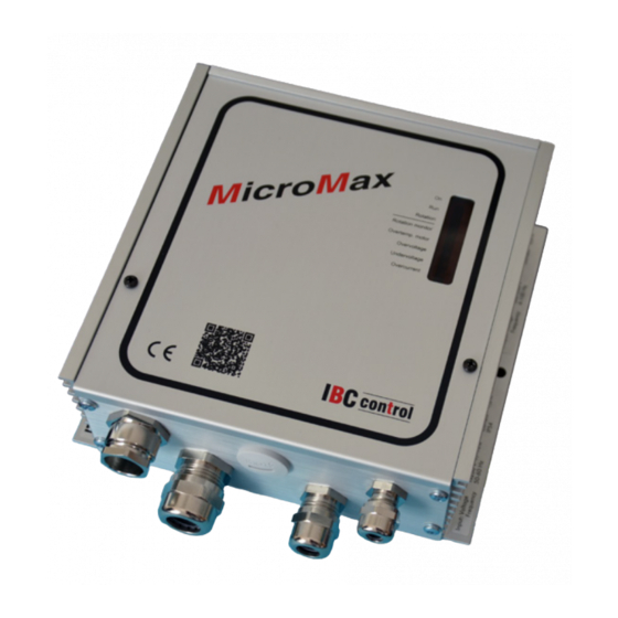 IBC control MicroMax Handbuch