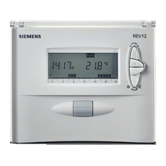 Siemens REV12 Installationsanleitung