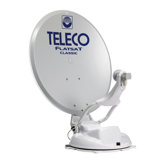 Teleco Flatsat classic S85 Einbau- Und Bedienungsanleitung