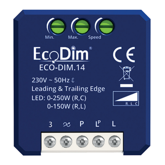 EcoDim ECO-DIM.14 Handbuch
