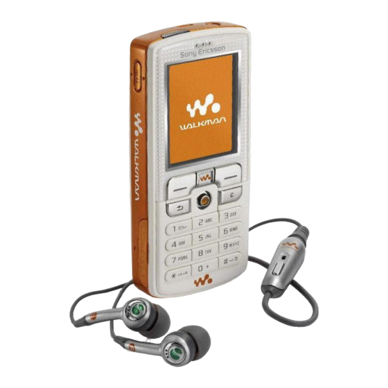 Sony Ericsson W800i Bedienungsanleitung