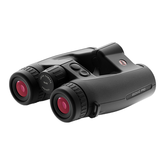 Leica Geovid Pro 8x32 Kurzanleitung