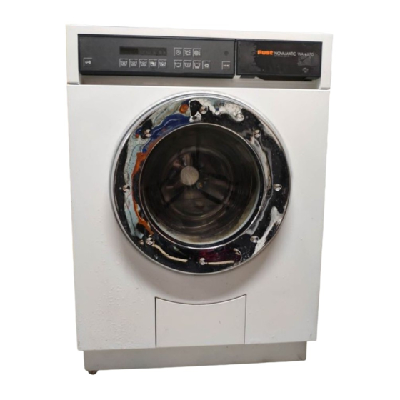 FUST NOVAMATIC WA 4170 Bedienungsanleitung