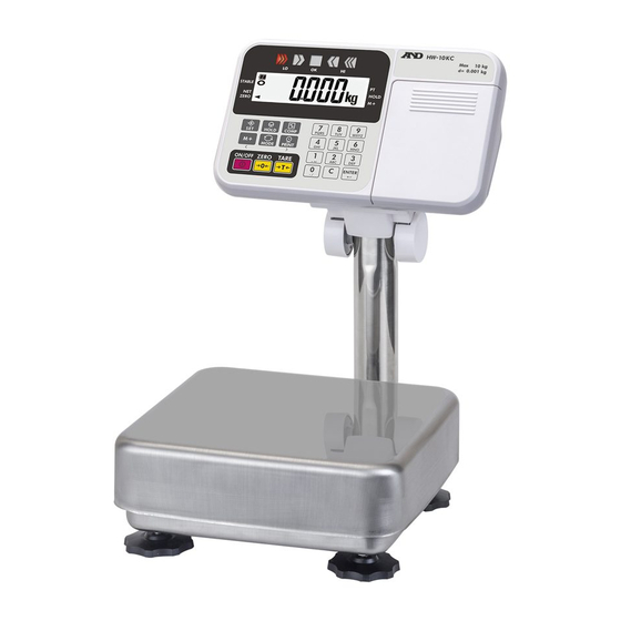 AND HV-15KC Betriebsanleitung