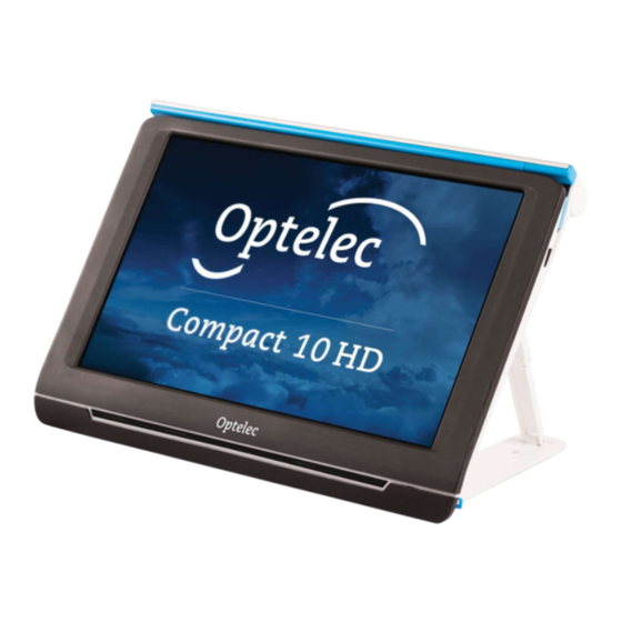 Optelec Compact 10 HD Speech Schnellstartanleitung