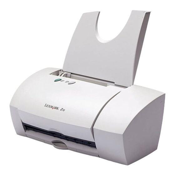 Lexmark Z12 Benutzerhandbuch