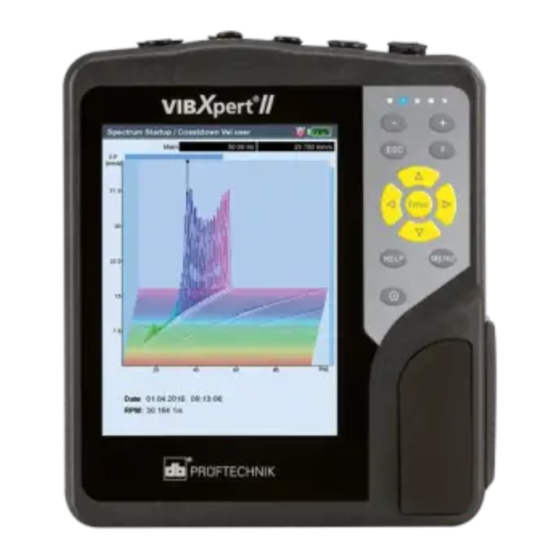 Fluke db Pruftechnik VIBXPERT II Kurzanleitung