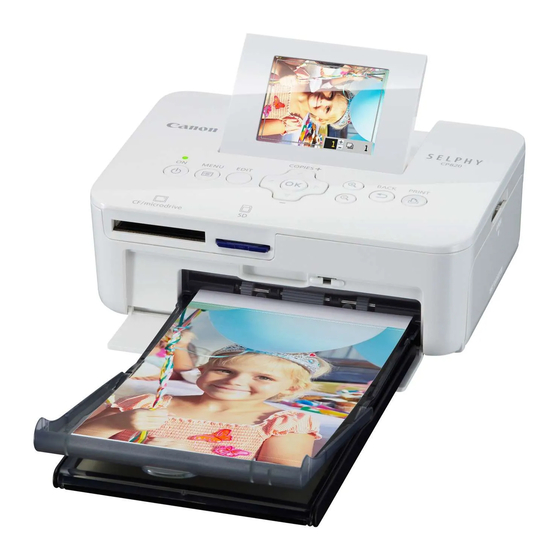 Canon SELPHY CP820 Benutzerhandbuch