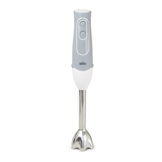 Braun MultiQuick 5 Baby Typ 4165 Gebrauchsanweisung