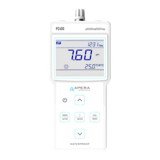 APERA INSTRUMENTS PC400 Bedienungsanleitung