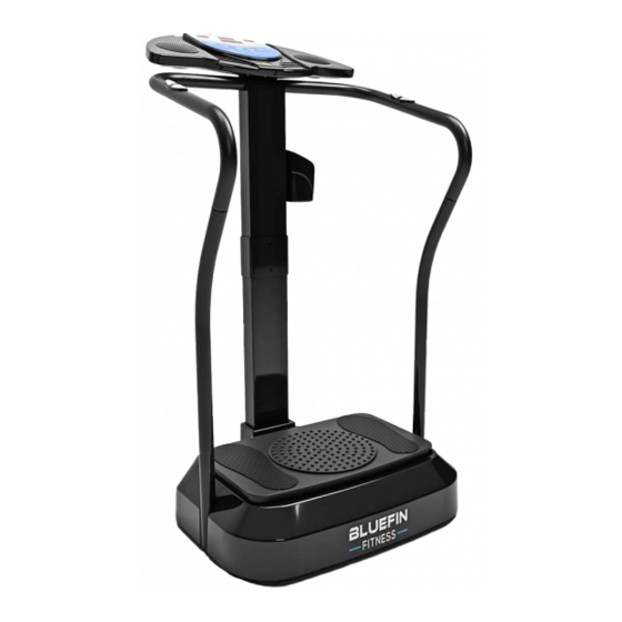 BLUEFIN Fitness PRO Vibration Plate Bedienungshandbuch