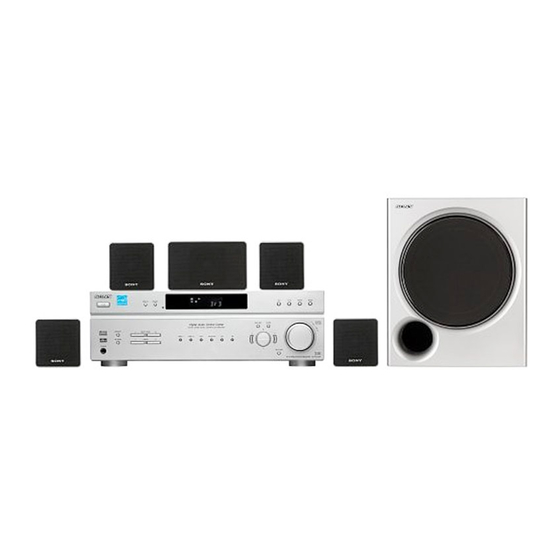 Sony HT-DDW670 Bedienungsanleitung