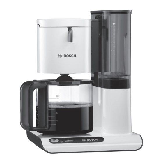 Bosch TKA 80 Serie Gebrauchsanweisung