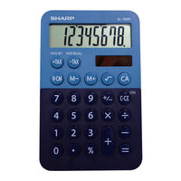 Sharp EL-760R Bedienungsanleitung